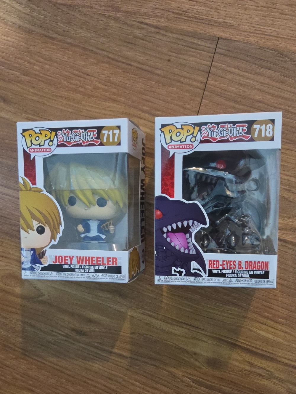 Yu-Gi-Oh! Funko Pop! Duo — Joey Wheeler #717 & Red-Eyes B. Dragon #718